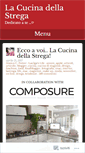 Mobile Screenshot of lacucinadellastrega.com
